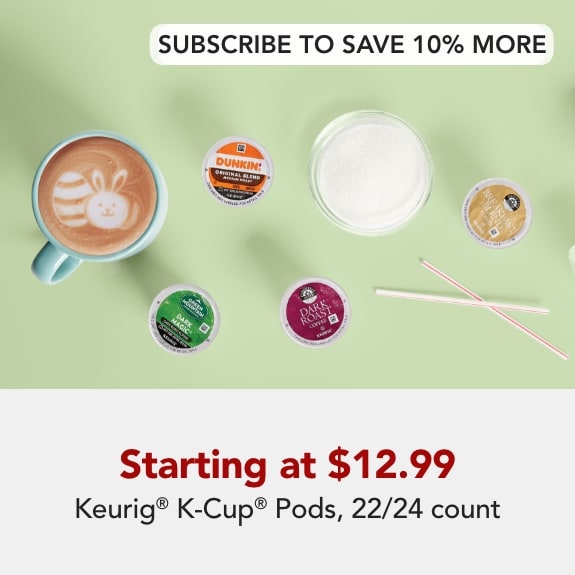 Keurig 88/96 count k-cup pods starting at $42.99