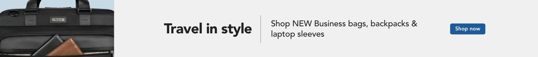 New! Traveling? Shop our NEW assortment of bags, backpacks & laptop sleeves