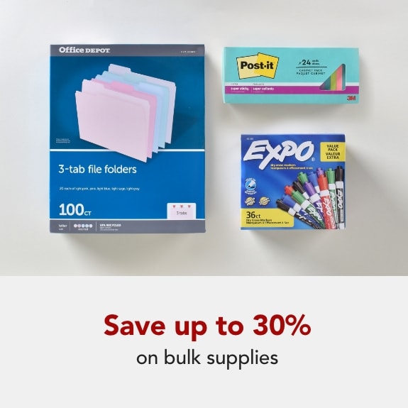 Save up to 30% on Bulk Supplies