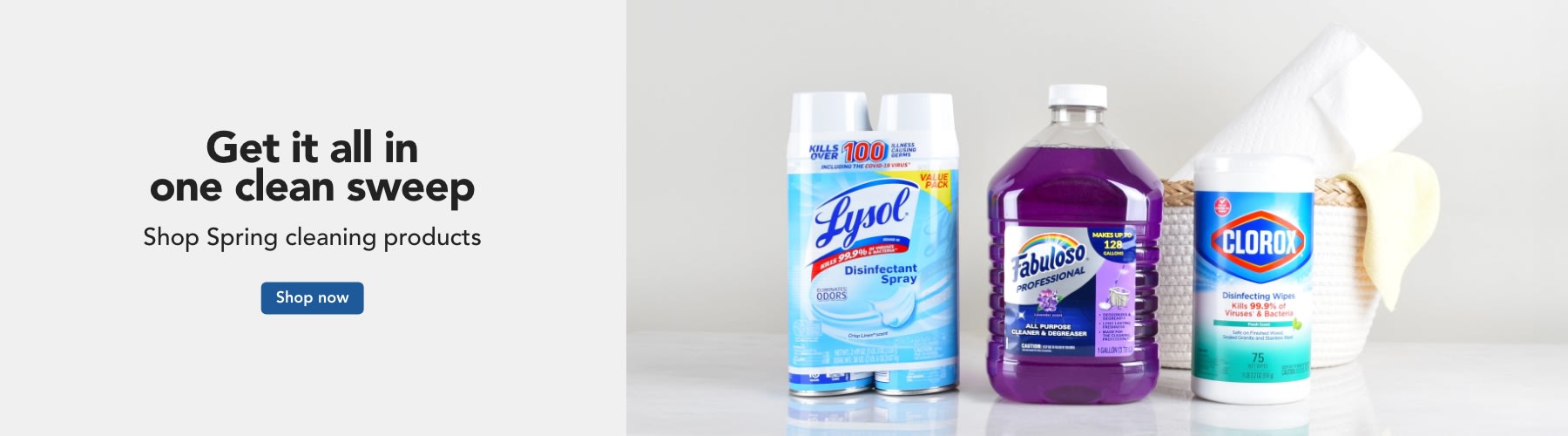 Freshen up! Shop Spring cleaning products