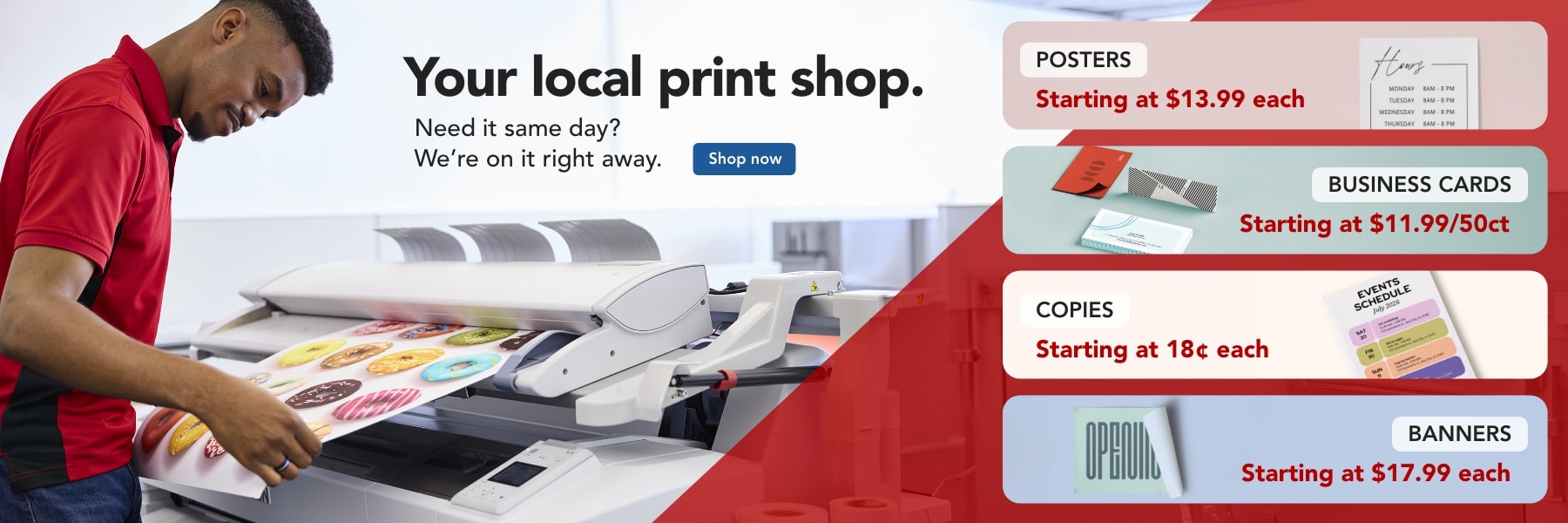 Same Day Services on Print & Copy