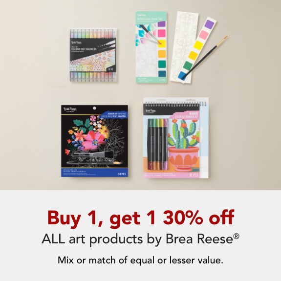 Buy 1 get 1 30% off Art products by Brea Reese.