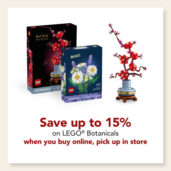 Save up to 15%  on LEGO® Botanicals
