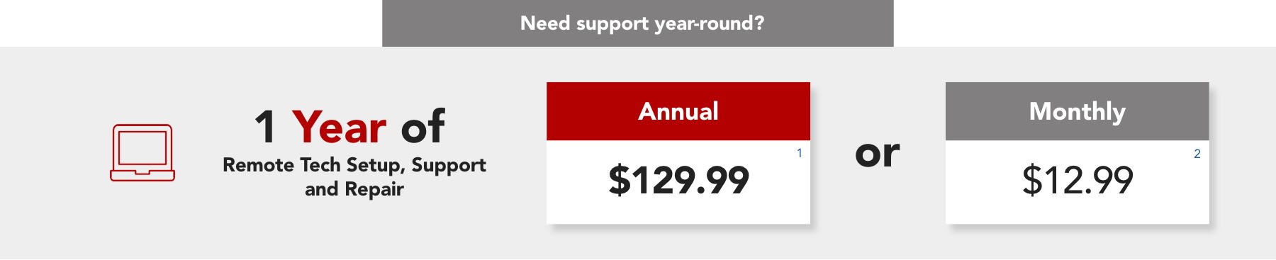 Need support year round?