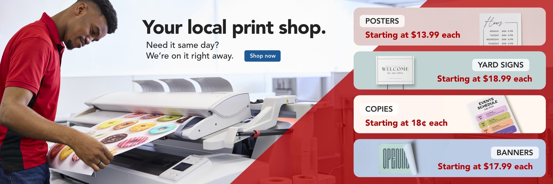 Same Day Services on Print & Copy