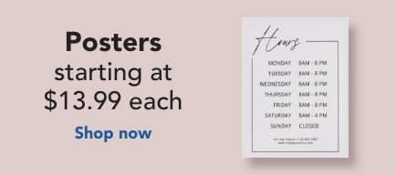 Posters starting at $13.99