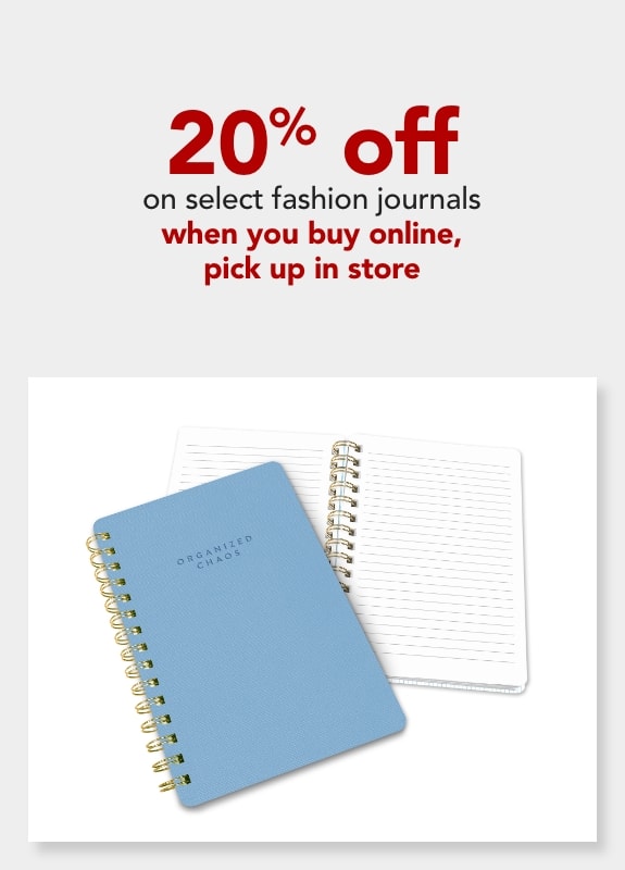 20% off fashion journals