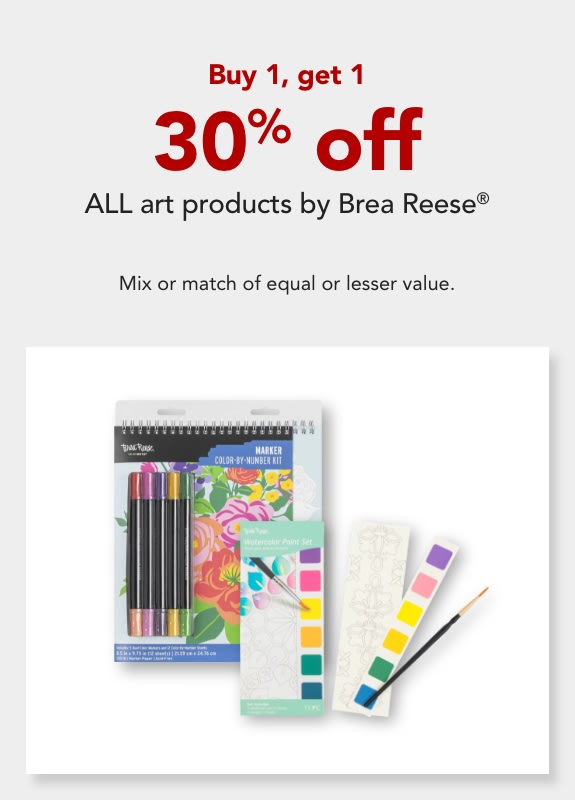 : Buy 1 get 1 30% off Art products by Brea Reese