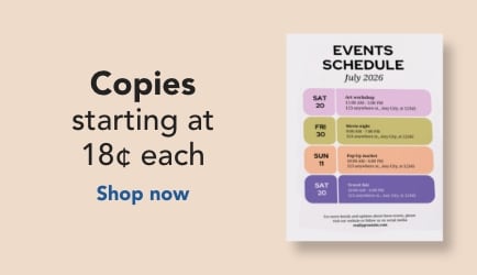 Copies starting at 18 cents