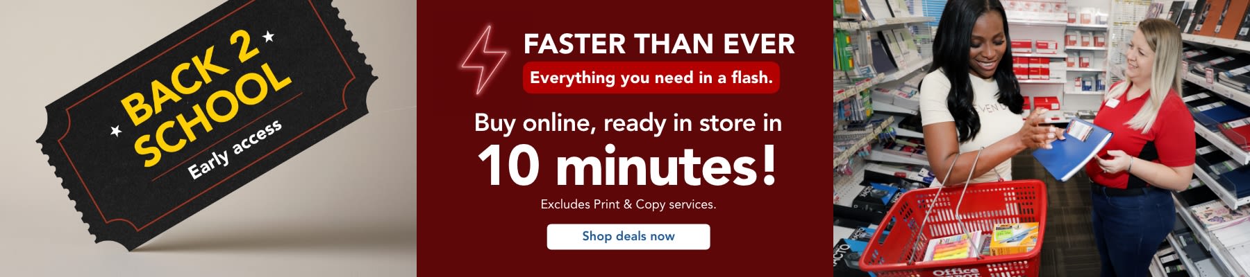 Buy online pick up in store in 10 minutes!