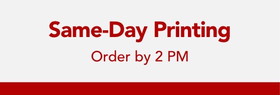 Same Day Printing