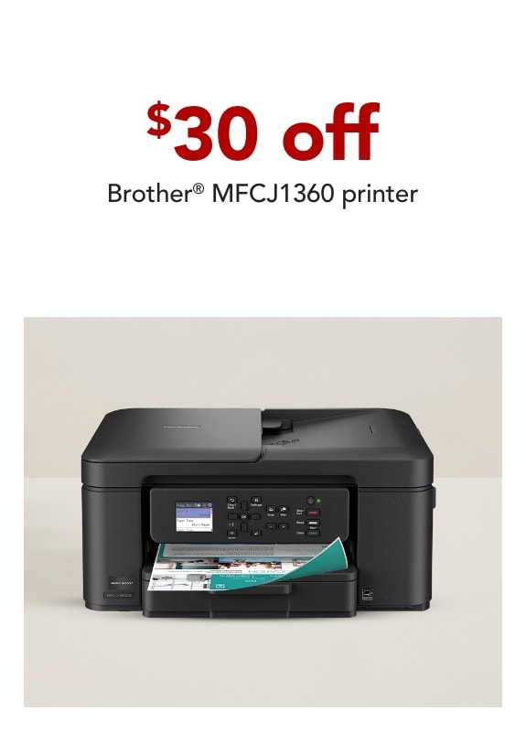 $20 off Brother MFCJ1360 Printer