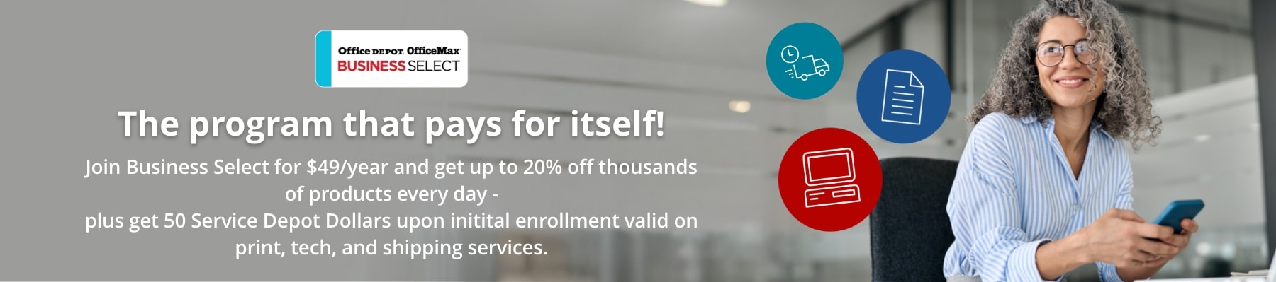 Business Select the program that pays for itself!