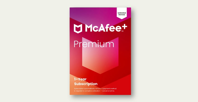 20% back in bonus rewards on McAfee Virus Protection software