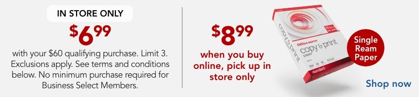 $6.99 in store only with $60 minimum spend