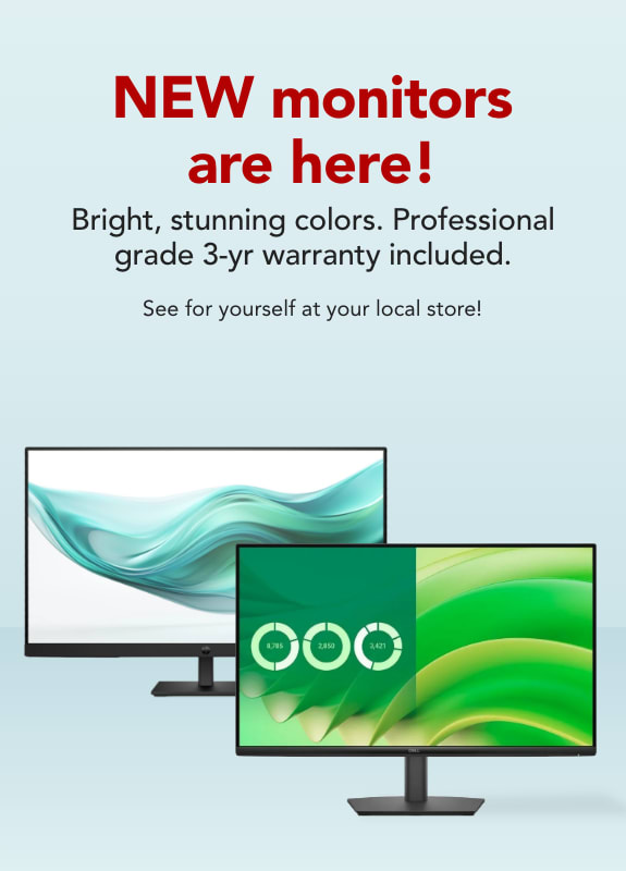  NEW monitors are here!