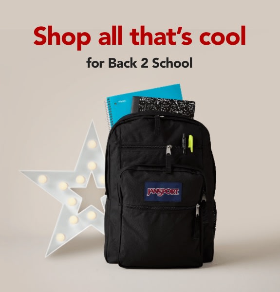 Shop all that's cool for Back to School