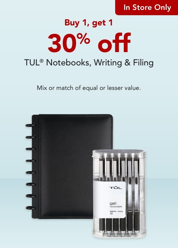 Buy 1 Get 1 30% off TUL
