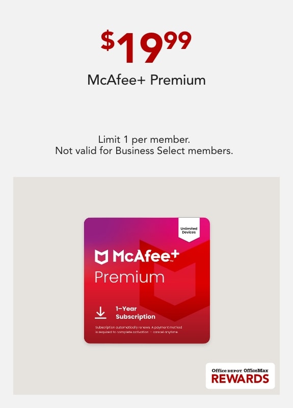 McAfee+ Premium $19.99