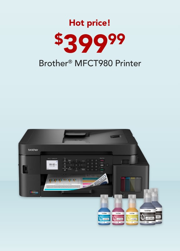 HOT PRICE  ONLY $399.99  Brother® MFCT980 Printer
