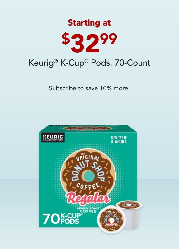 Starting at $32.99 Keurig® K-Cup® Pods, 70-Count