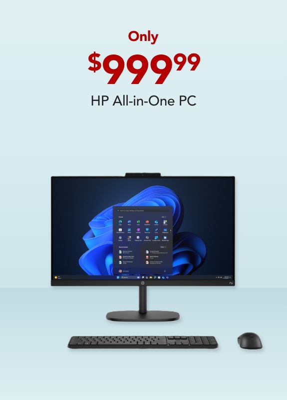 ONLY $999.99  HP All-in-One PC