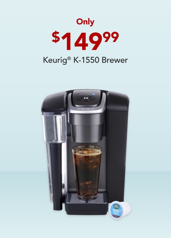 Only $149.99 Keurig® K-1550 Brewer