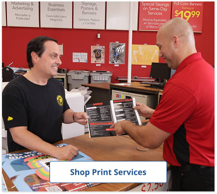 Shop print services