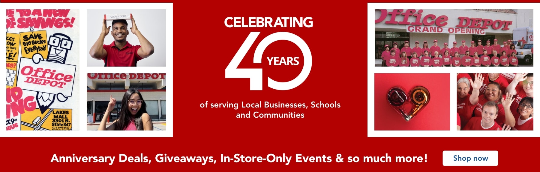 40th Anniversary deals