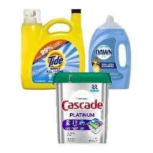 select Cascade, Dawn, Febreze, Mr. Clean, Swiffer &amp; Tide brand products.
