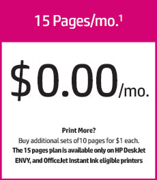 Hp Instant Ink Plans