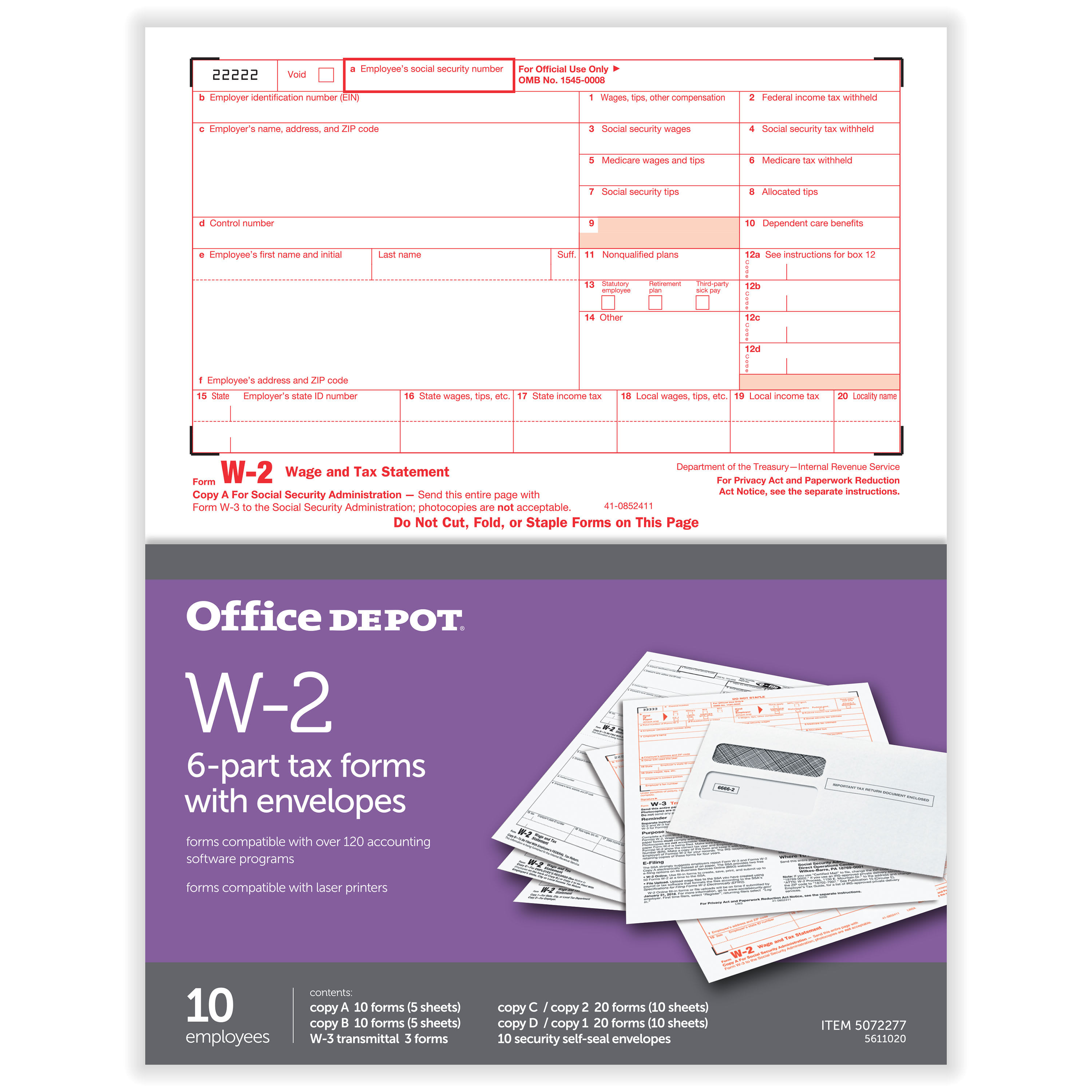2018 W-2 Forms