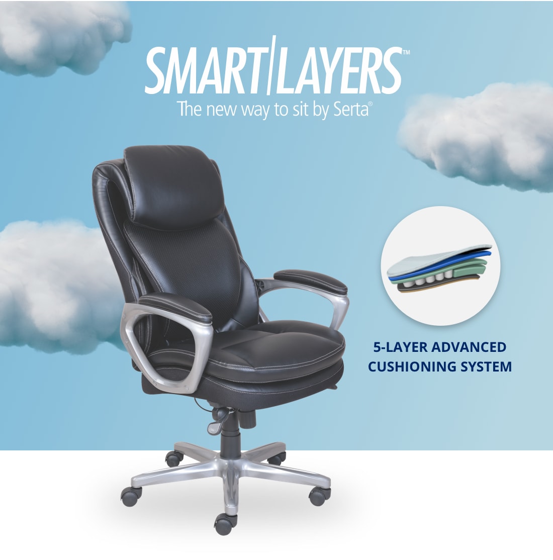 Smartlayers- The new way to sit by Serta