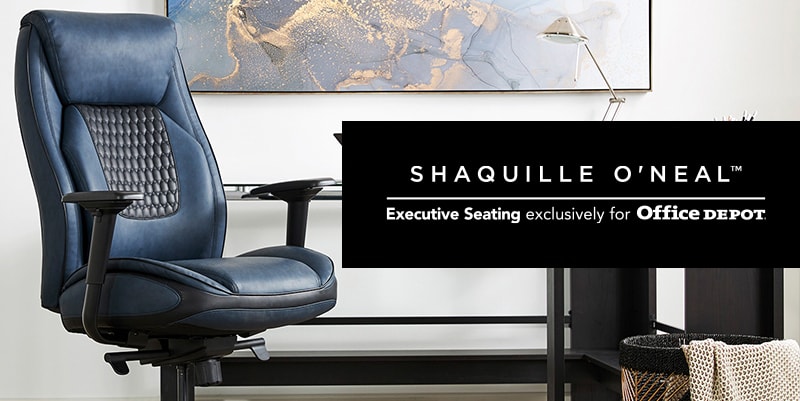 Shaquille O’Neal™ Executive seating exclusively for Office Depot