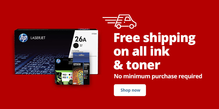 Free Shipping on all ink and toner