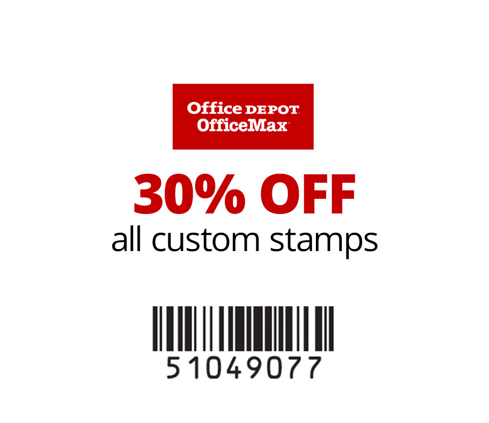 Custom Stamps Office Depot