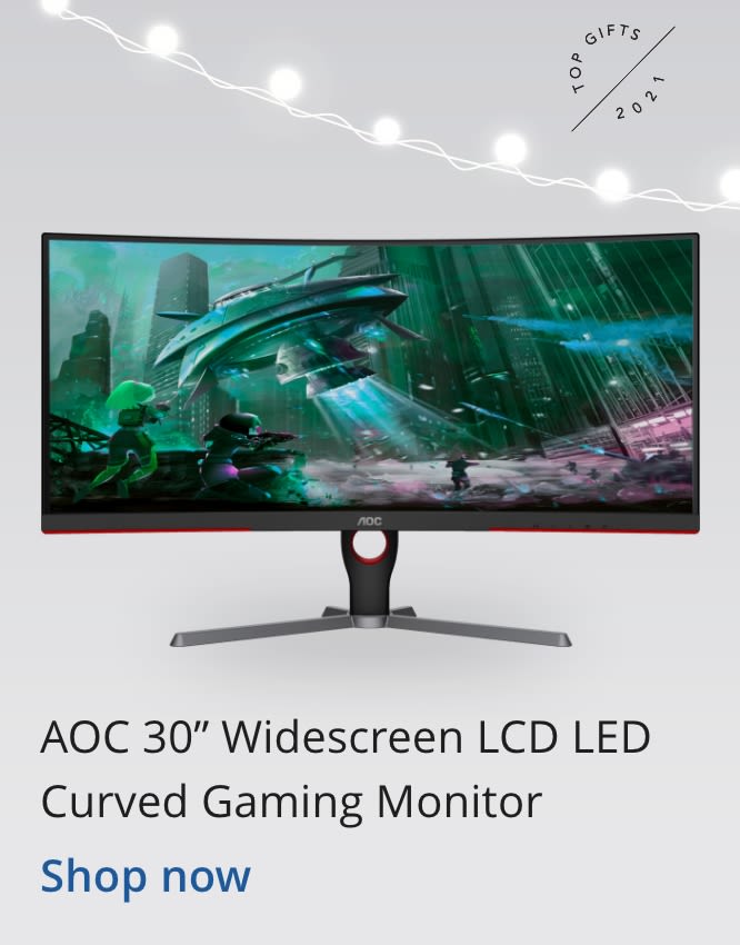 AOC 30" Widescreen LCD LED Curved Gaming Monitor