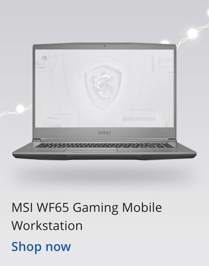 MSI WF65 Gaming Mobile Workstation