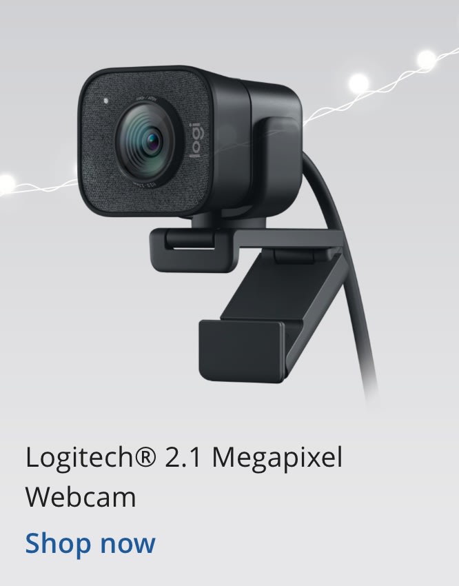 Logitech® 2.1 Megapixel Webcam