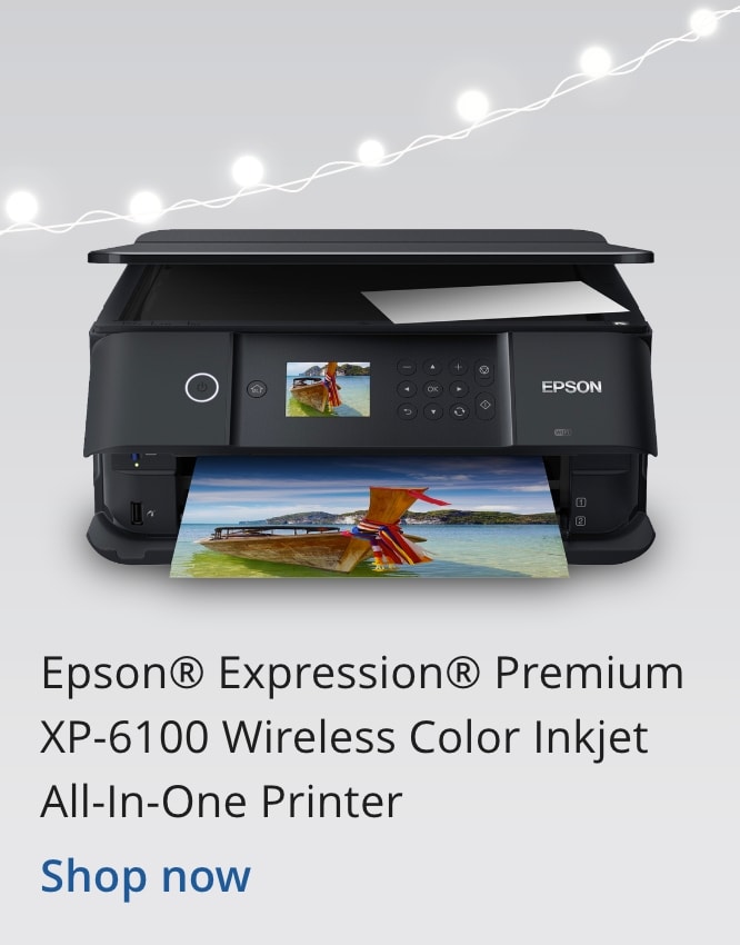 Epson® Expression® Premium XP-6100 Wireless Color Inkjet All-In-One Printer