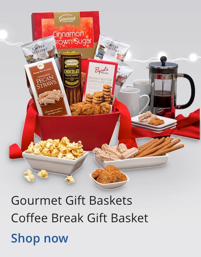 Gourmet Gift Baskets. Coffee Break Gift Basket