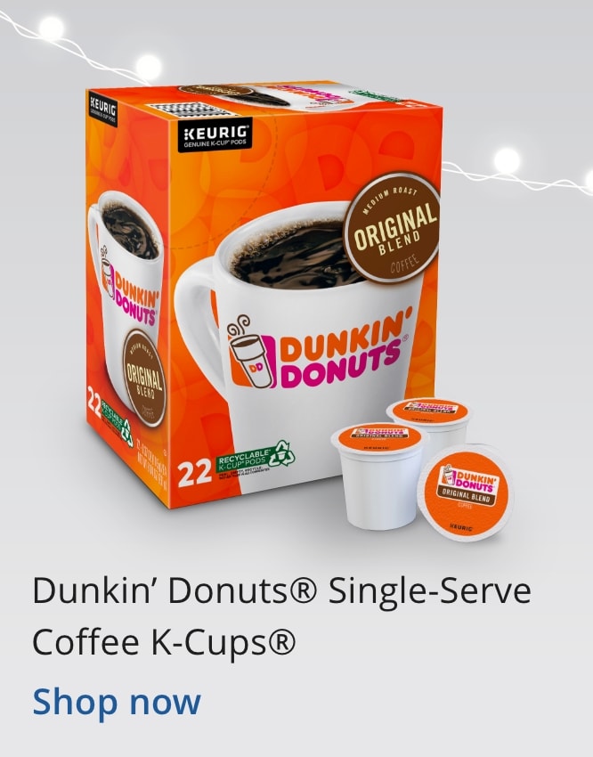 Dunkin' Donuts® Single-Serve Coffee K-Cups®