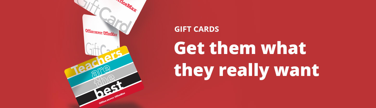 Gift Cards. Get them what they really want