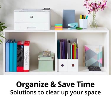 Organize & Save Time. Solutions to clear up your space