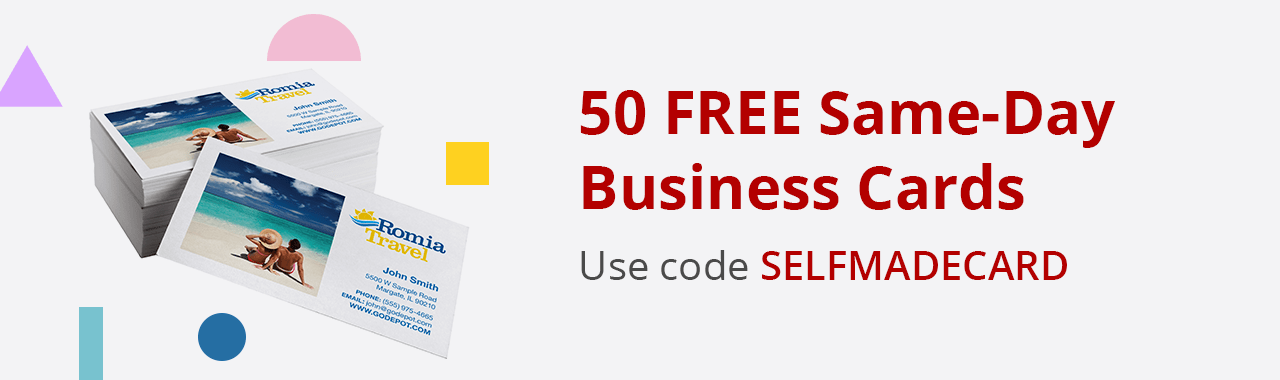 50 Free Same-Day Business Cards