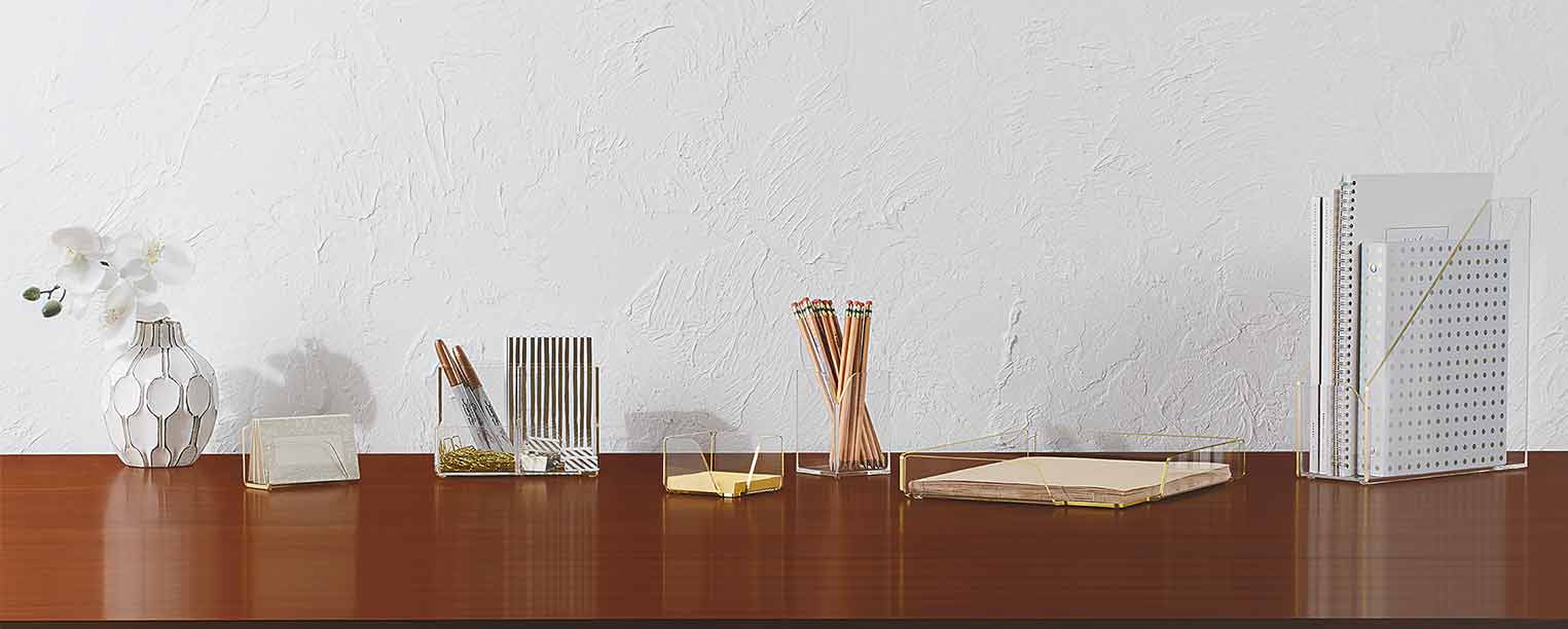 Accomplish Big Things in a Small Home Office With Handy Desk Organizers