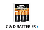 C & D batteries