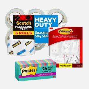 purchase of Scotch, Post-it &amp; Command brand products.