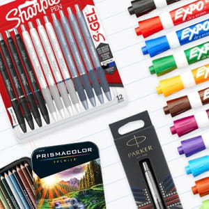 purchase of&nbsp;Sharpie, Expo, Paper Mate, Elmer's, Prismacolor, Parker, Waterman &amp; X-Acto brand products.