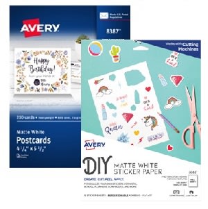 ALL Avery Cards. Mix or match of equal or lesser value.